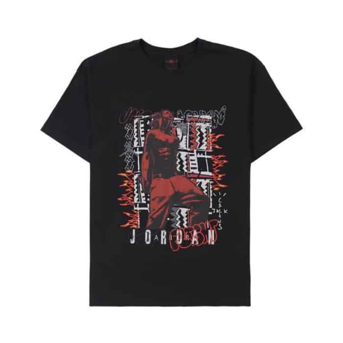 Travis Scott MJ 2 Tee Black Travis Scott