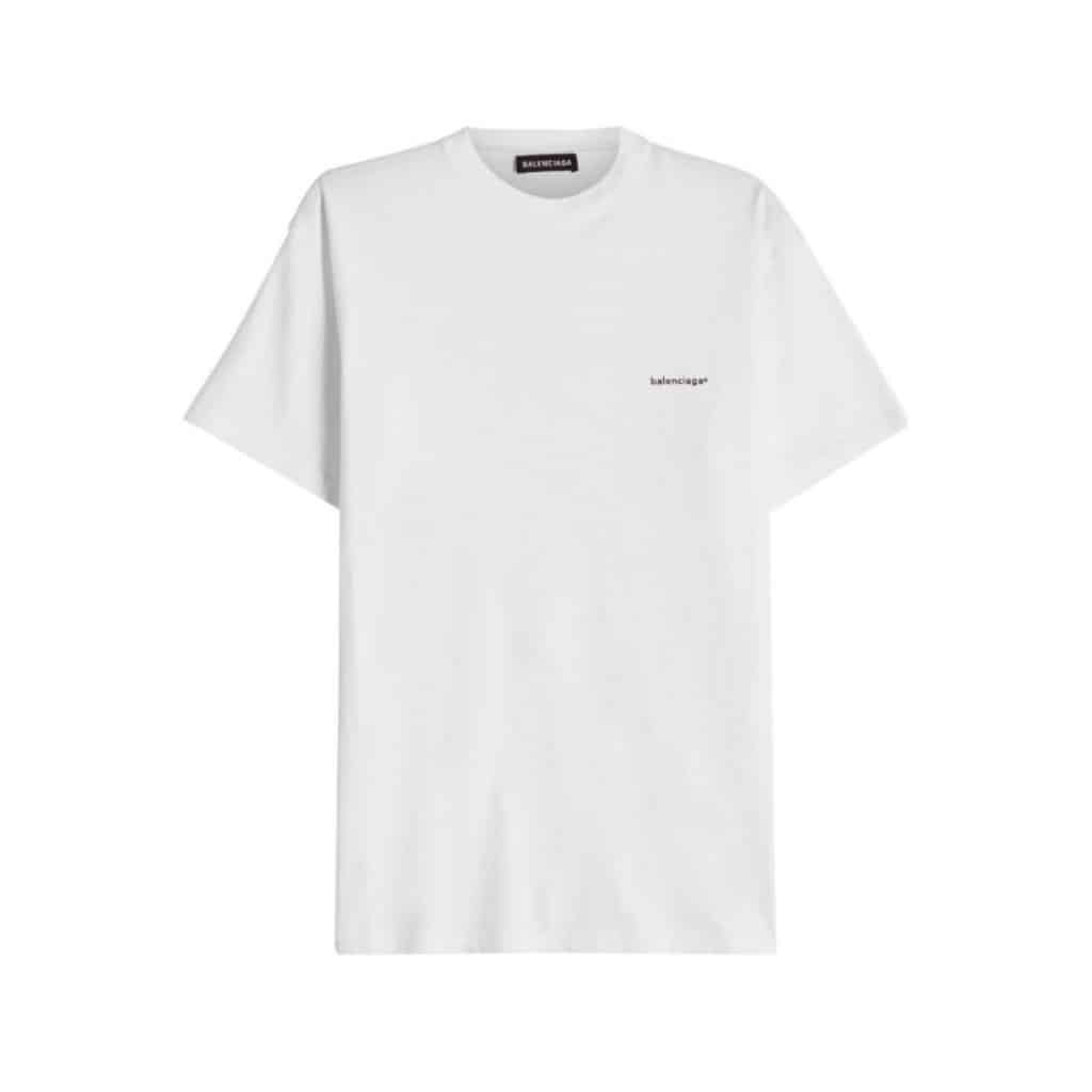 Balenciaga Mini Logo Tee White Balenciaga
