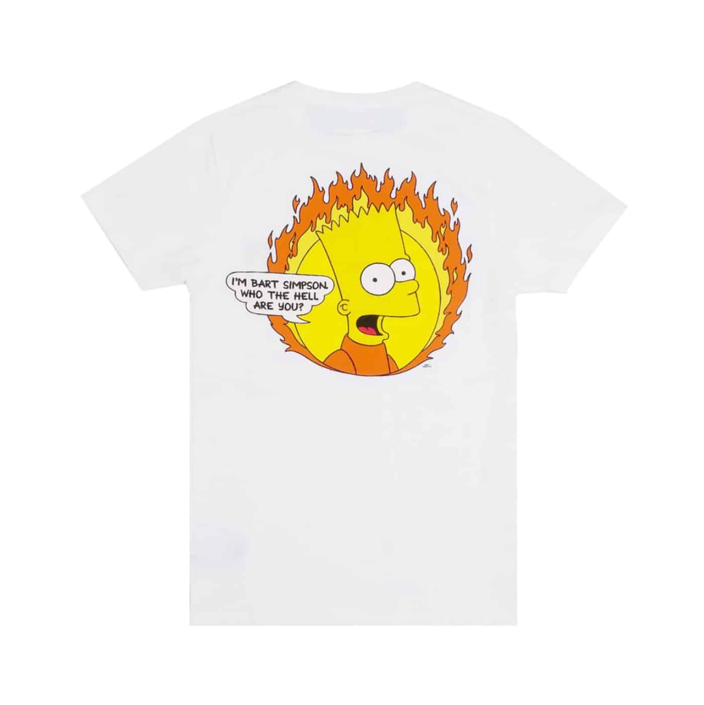 Off-White Flamed Bart T-Shirt White Off-White