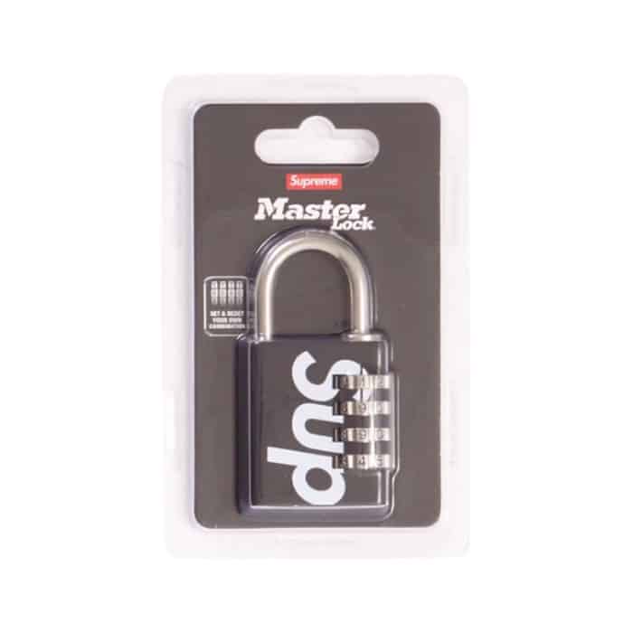Supreme Masterlock Numeric Lock Black Supreme