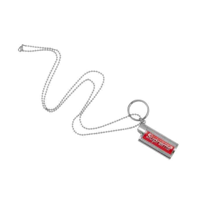 Supreme Metal Lighter Holster Silver Supreme