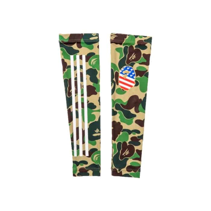 BAPE x Adidas Arm Sleeves Green Adidas