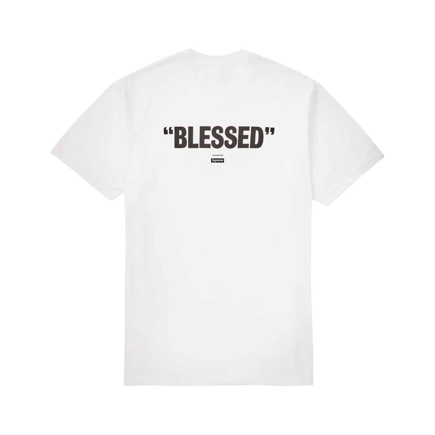 Supreme "Blessed" Tee White Supreme