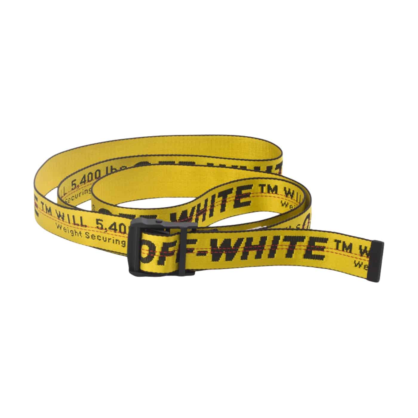 Yellow off white industrial belt Clearance