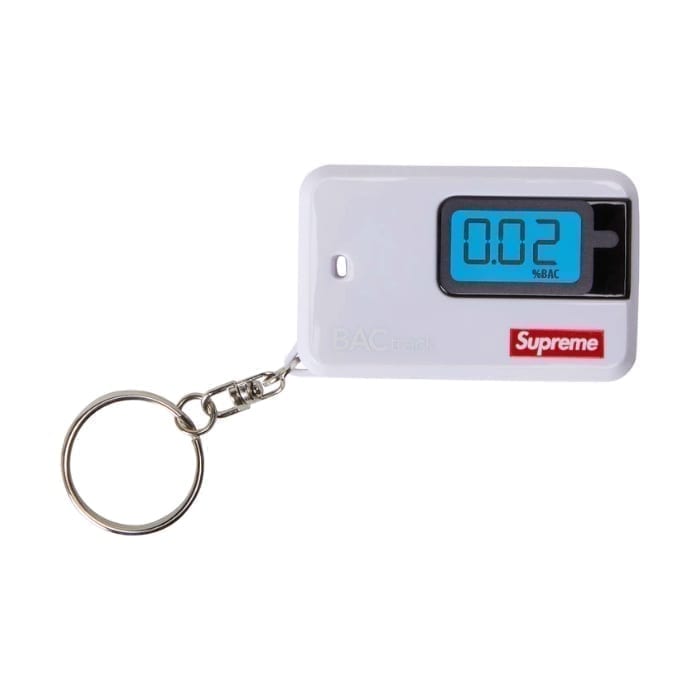 Supreme BACtrack Go Keychain White Supreme