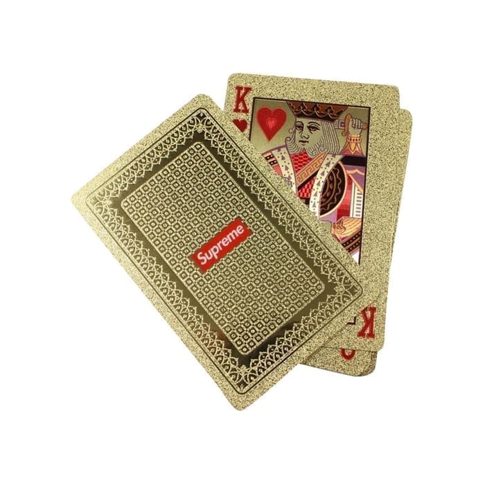 Supreme Gold Foil Playing Cards Gold Supreme