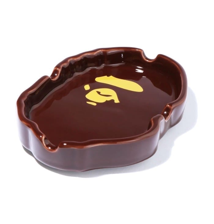 BAPE Ape Head Ashtray (FW20) Brown Bape