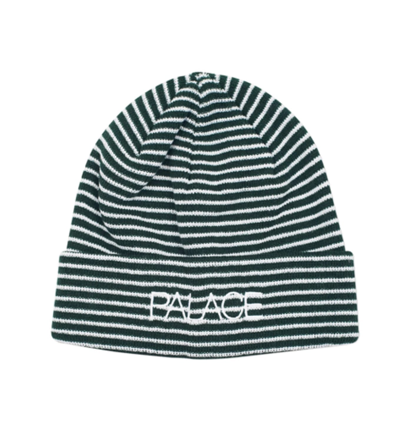 Palace Petit Stripe Beanie Green Palace