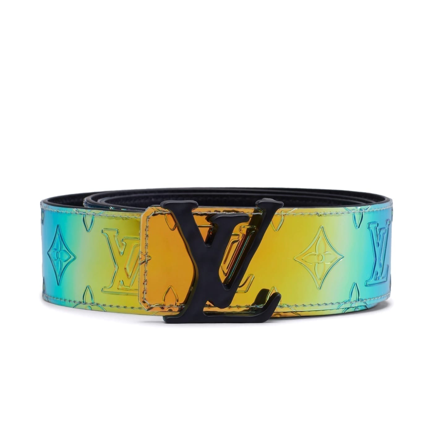 Louis Vuitton LV Shape Belt Monogram 40MM Prism – Kickzr4us