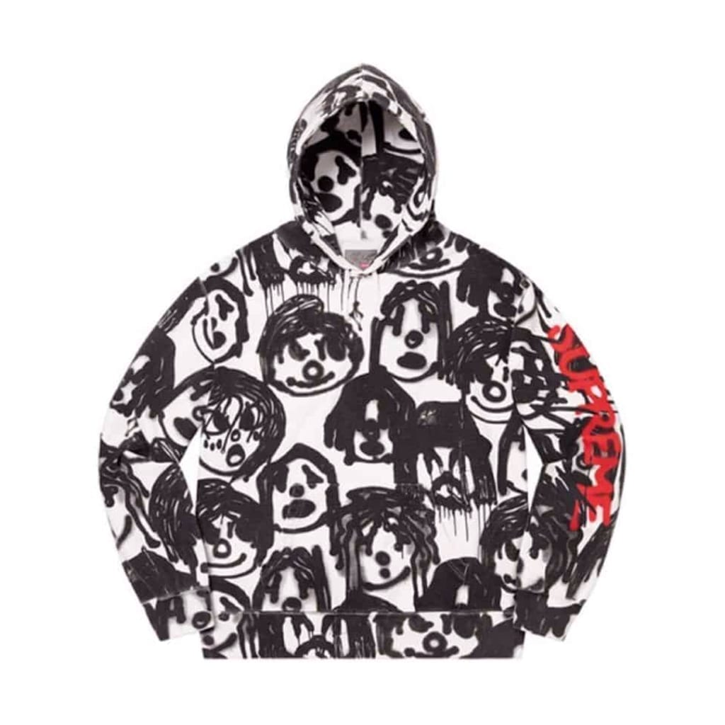 Supreme Yohji Yamamoto Hooded Sweatshirt White Supreme