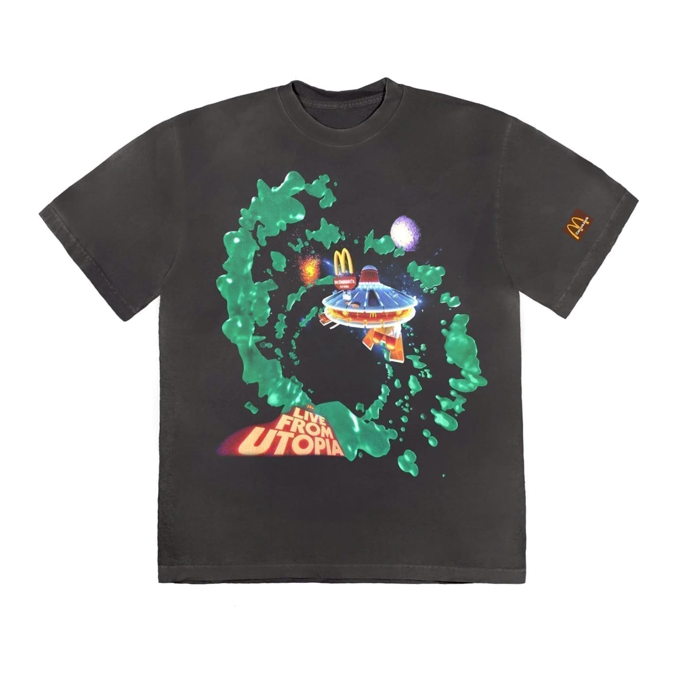 Travis Scott Fly-Thru T-Shirt Washed Black Travis Scott