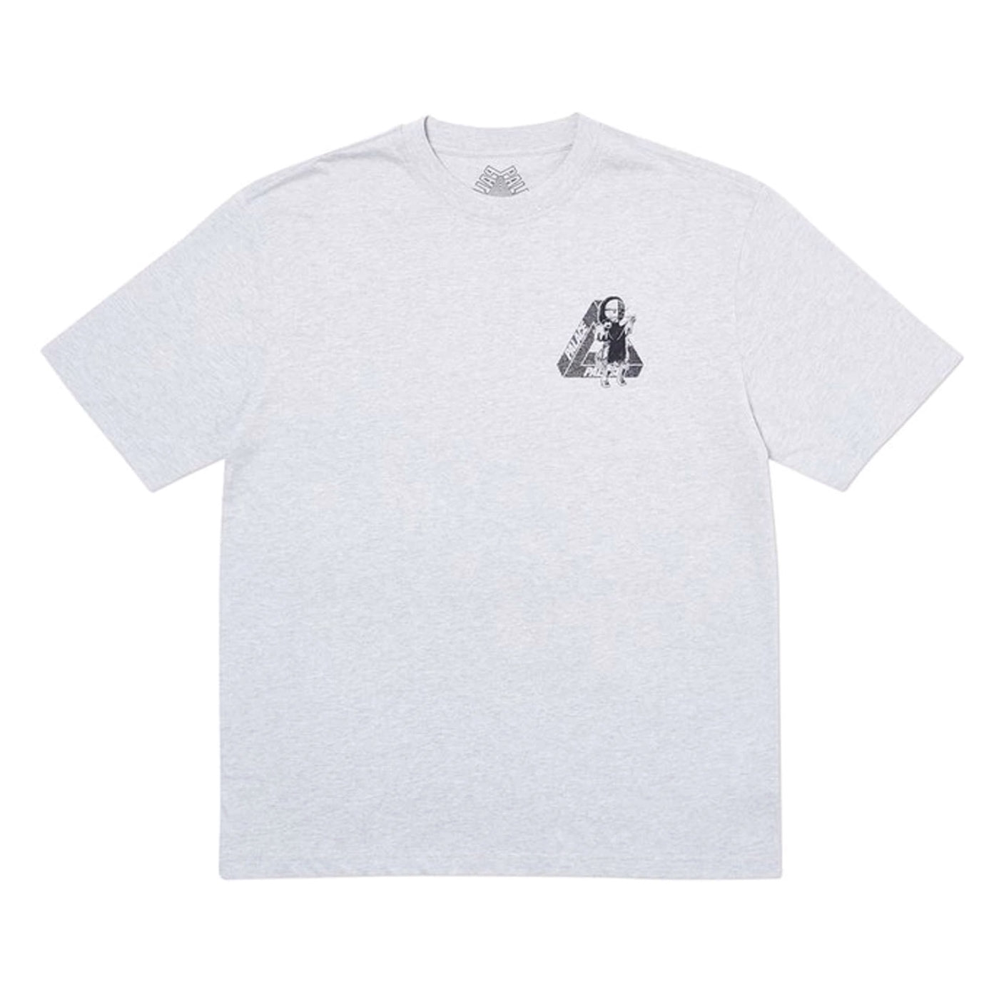 Palace U Figure T-Shirt Grey Marl Palace