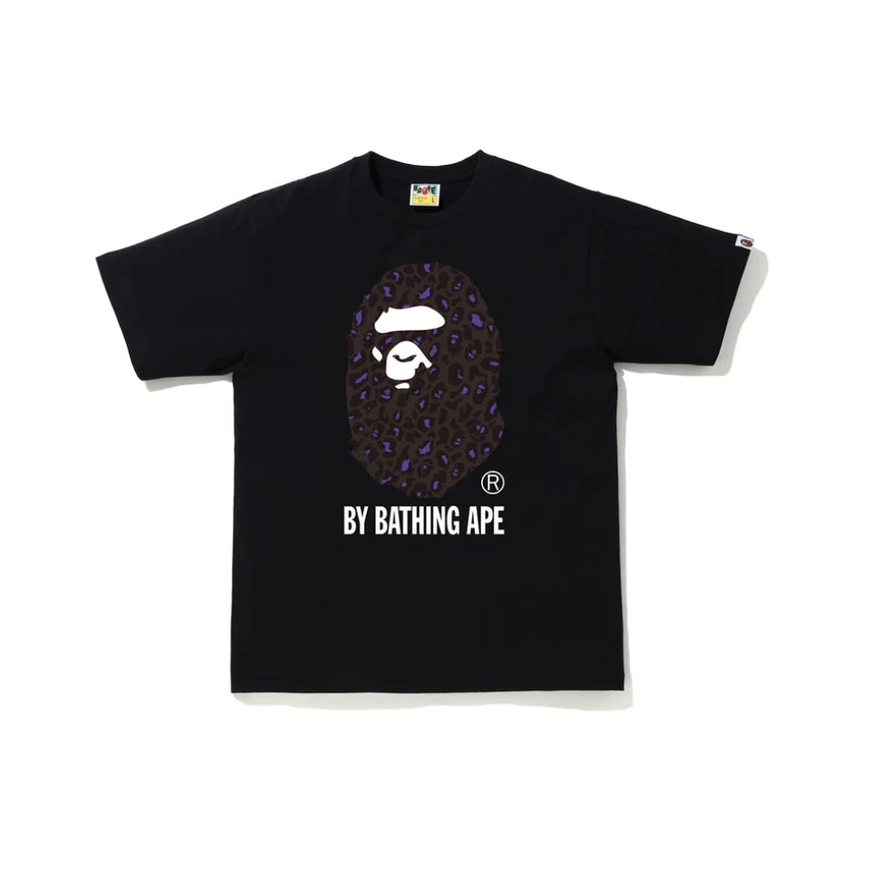 BAPE Leopard By Bathing Ape Tee Black/Purple Bape