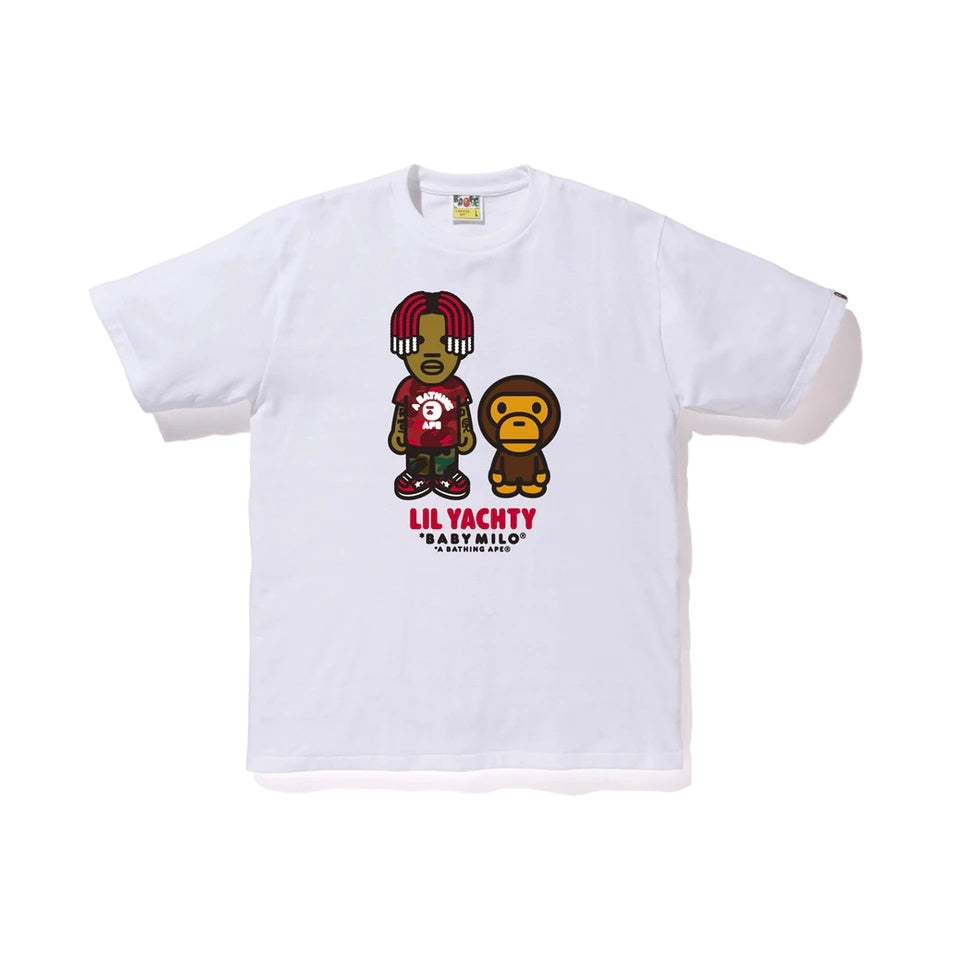 BAPE Baby Milo x Lil Yachty Tee #1 White Bape