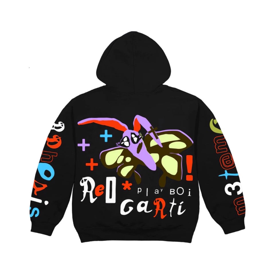 Playboi Carti x Cactus Plant Flea Market Whole Lotta Red M3tamorphosis Hoodie Black Palace