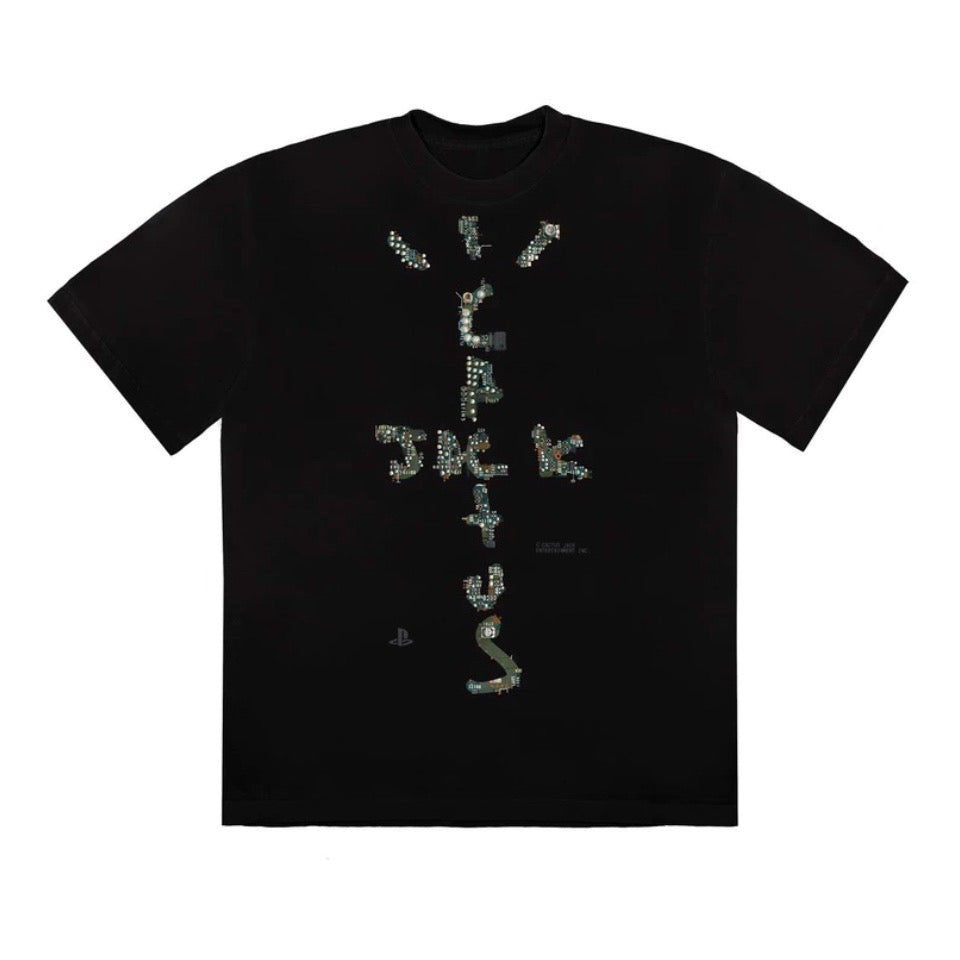 Travis Scott Motherboard Logo I T-shirt Black Travis Scott