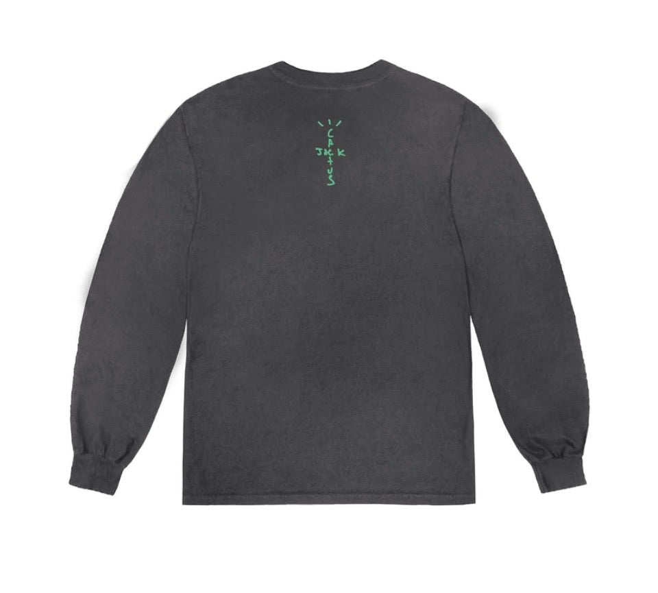 Travis Scott x McDonald's Smile L/S T-shirt Washed Black Travis Scott