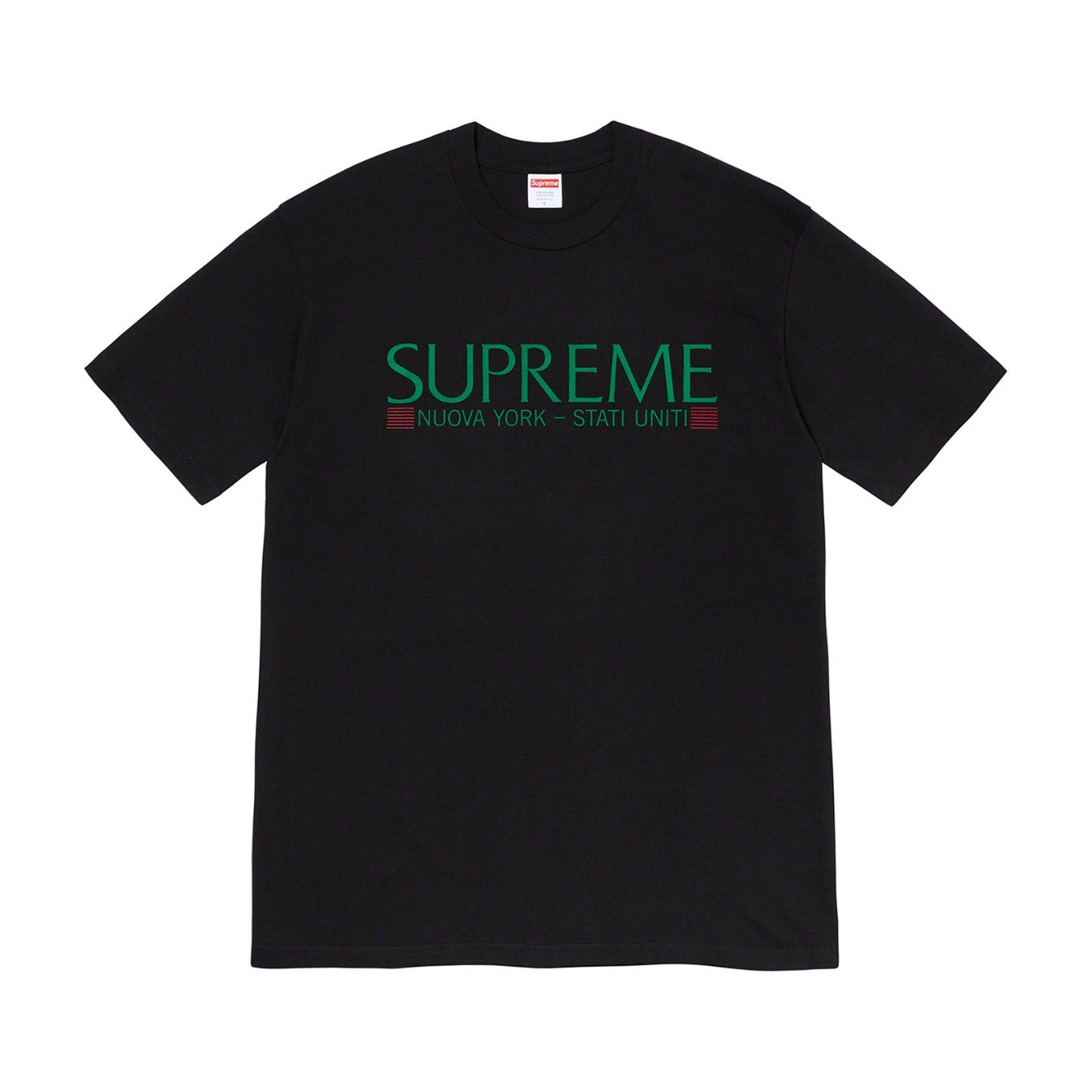 Supreme Nuova York Tee Black Supreme