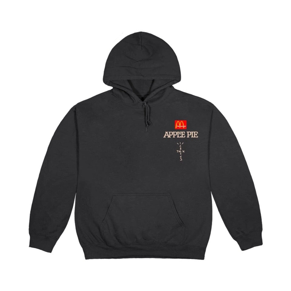 Travis Scott x McDonald's Apple Pie Hoodie Washed Black Travis Scott