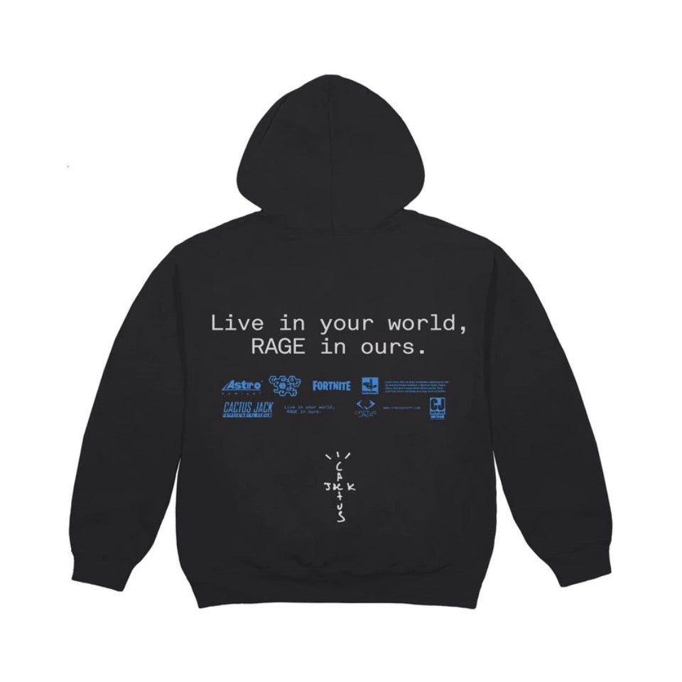 Travis Scott The Scotts World Hoodie Black Travis Scott