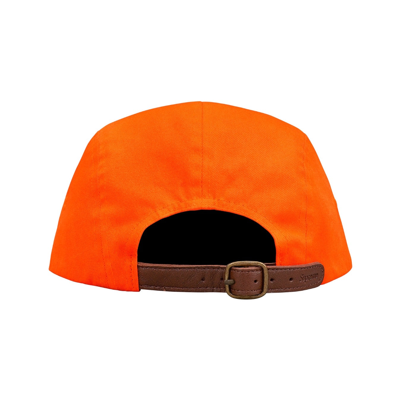 Supreme Washed Chino Twill Camp Cap (FW18) Neon Orange Supreme