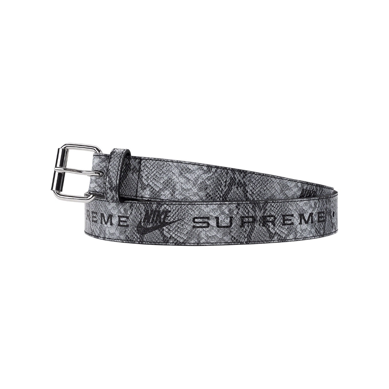 Supreme Nike Snakeskin Belt Black Supreme
