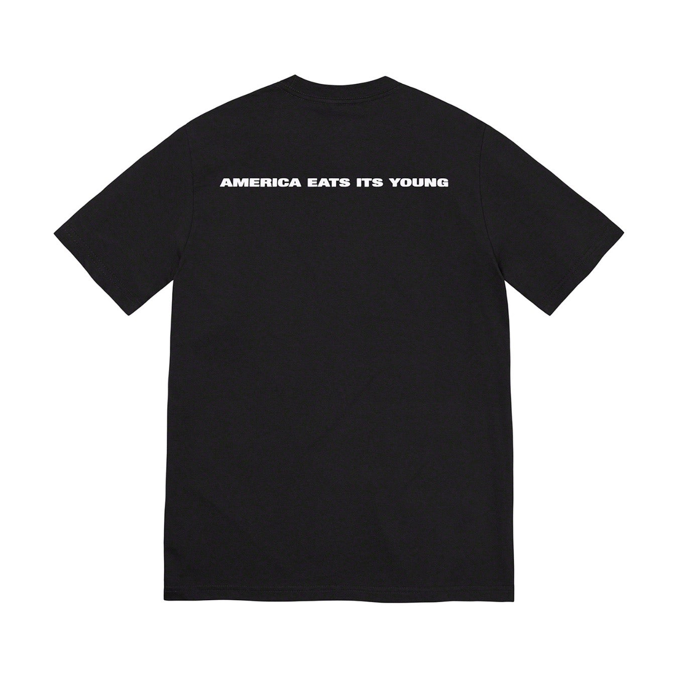 Supreme America Eats Its Young Tee Black Supreme