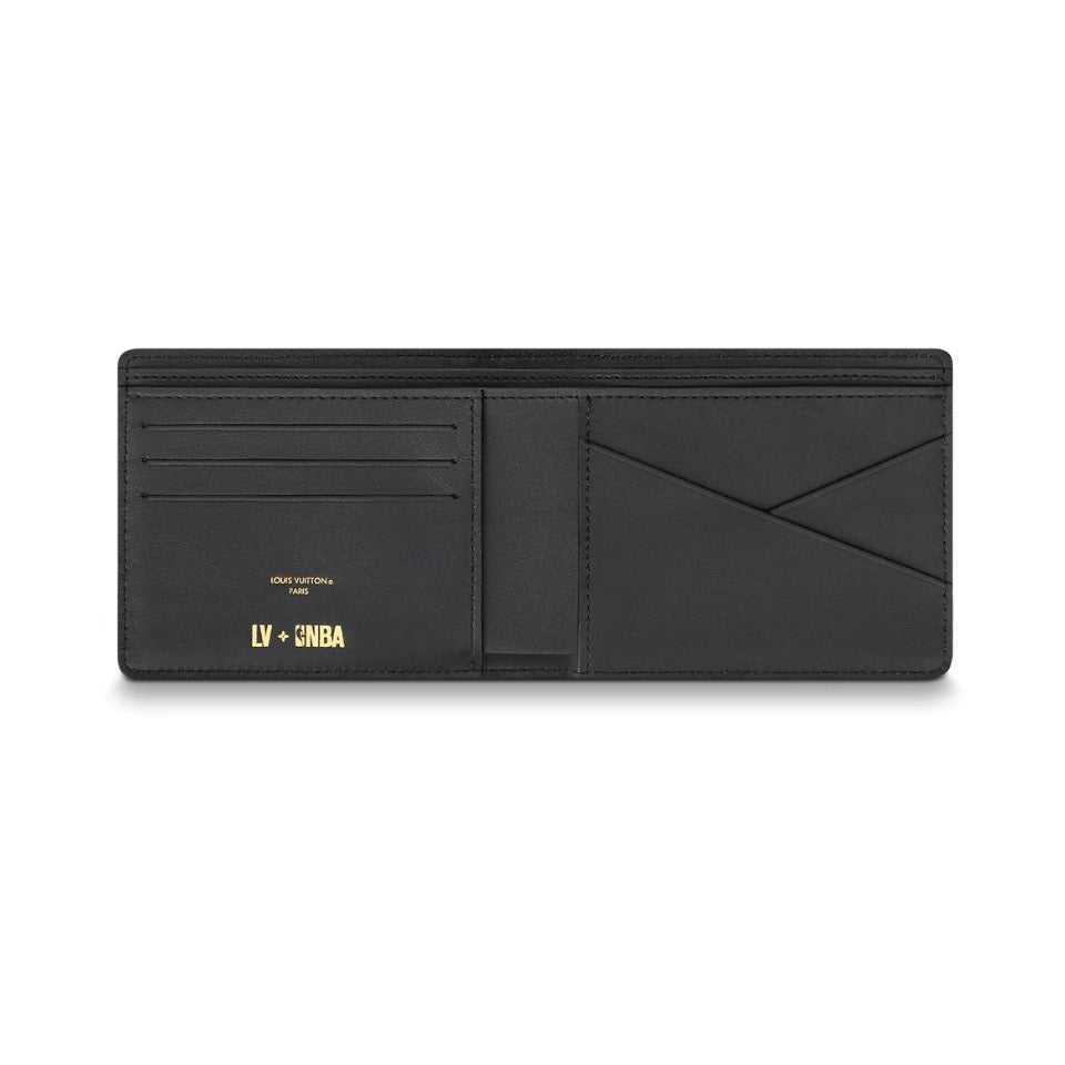 Louis Vuitton x NBA Hero Jacket Leather Multiple Wallet Monogram Black Louis Vuitton