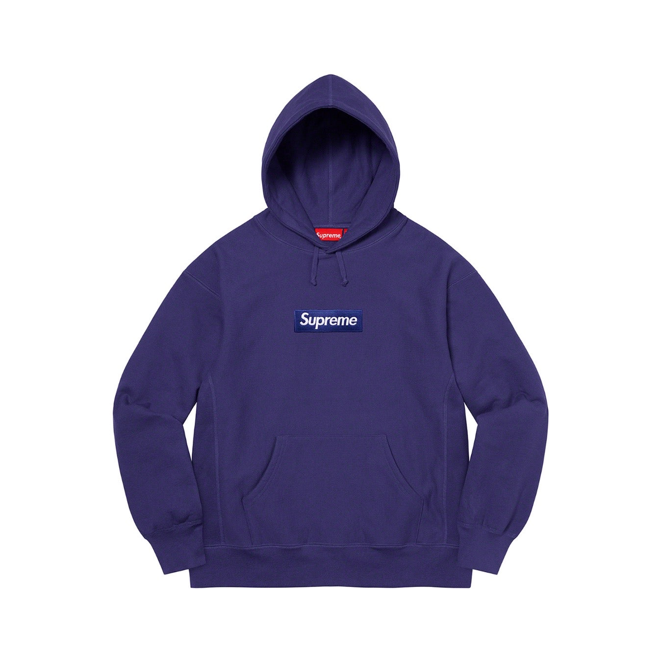 Supreme Box Logo Hooded Sweatshirt (FW21) Washed Navy Supreme