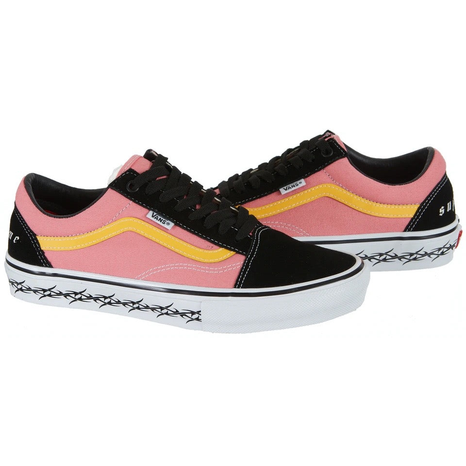 Vans Skate Old Skool Supreme Tribal Barbed Wire Pink Nike