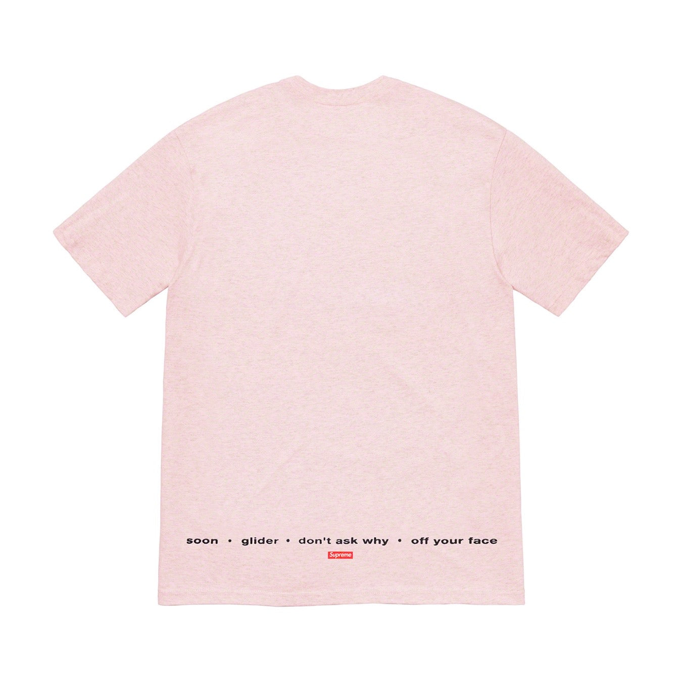 Supreme My Bloody Valentine Glider Tee Heather Pink Supreme