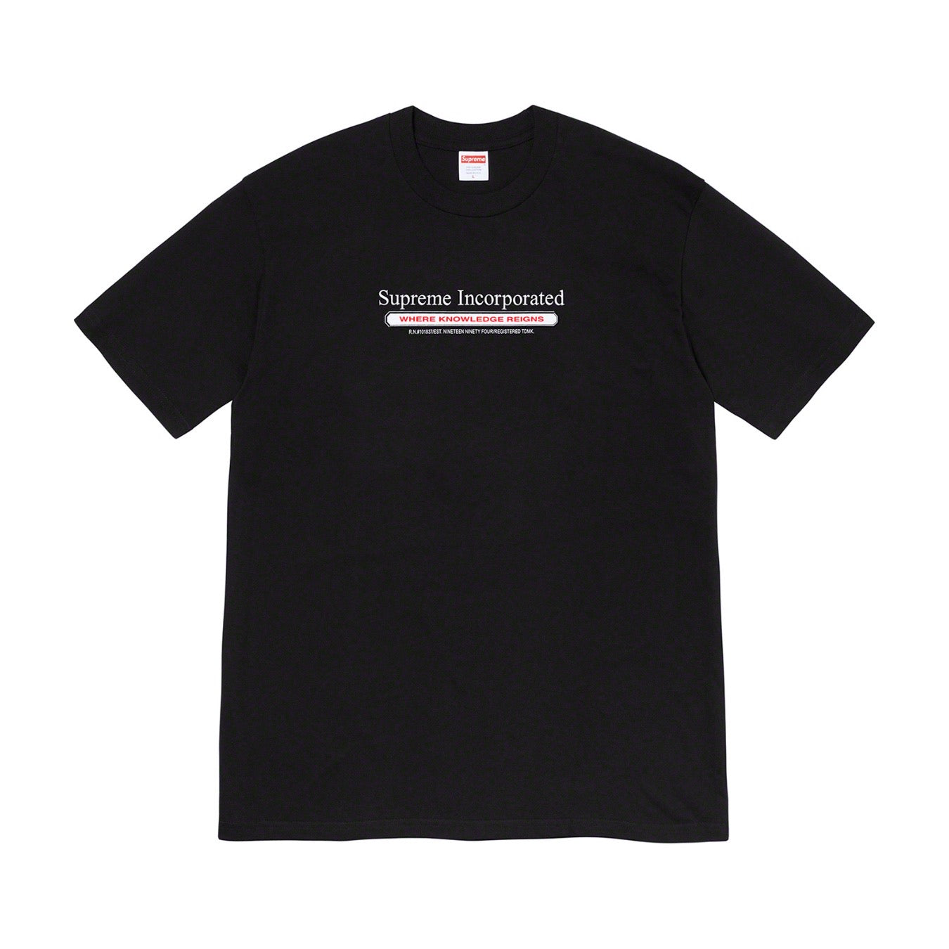 Supreme Inc. Tee Black Supreme