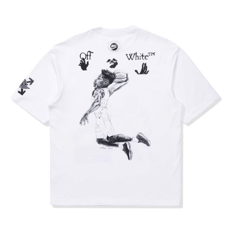Off-White x Jordan T-shirt White Off-White