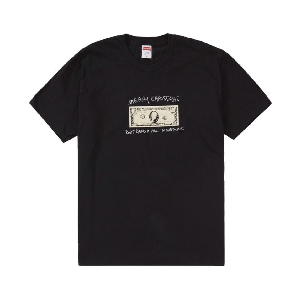 Supreme Spend It Tee Black Supreme