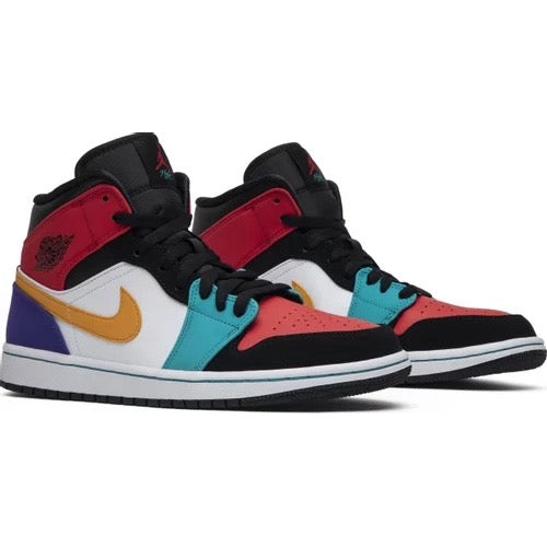 Air Jordan 1 Mid Bred Multi-Color Air Jordan