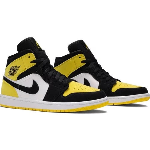Air Jordan 1 Mid Yellow Toe Black Air Jordan
