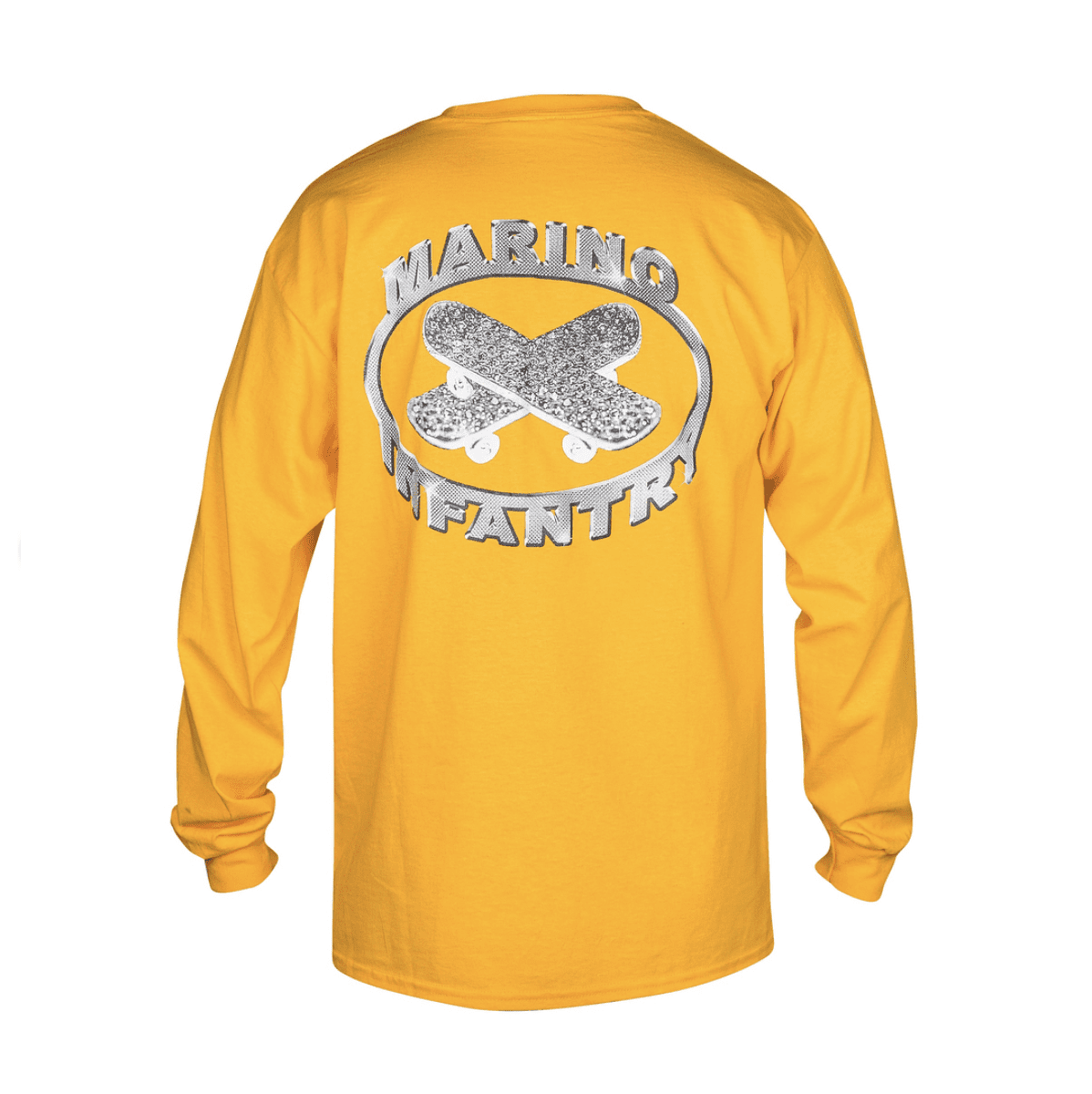 Marino Infantry M Logo Longsleee Tee Yellow Marino Infantry