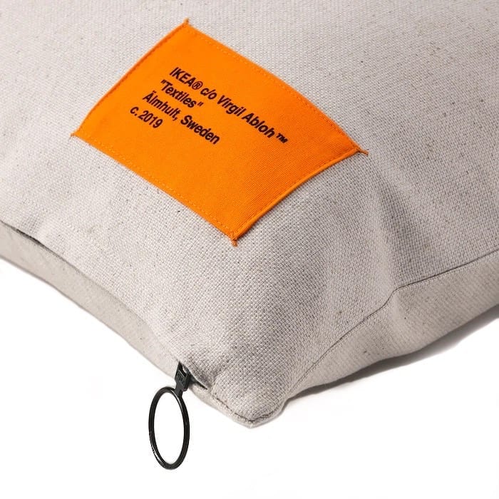 Virgil Abloh x IKEA MARKERAD Cushion Cover Beige IKEA