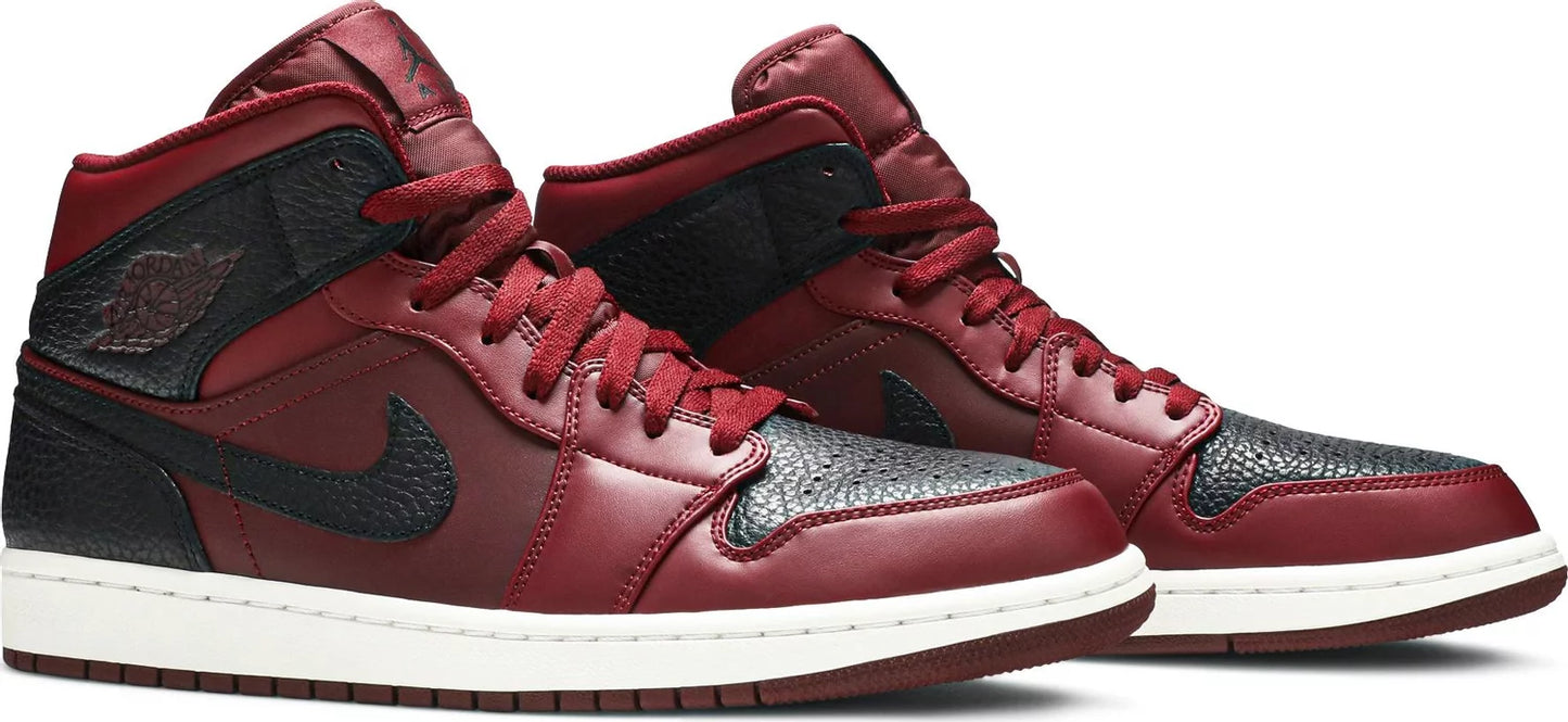 Air jordan 1 mid 2025 team red