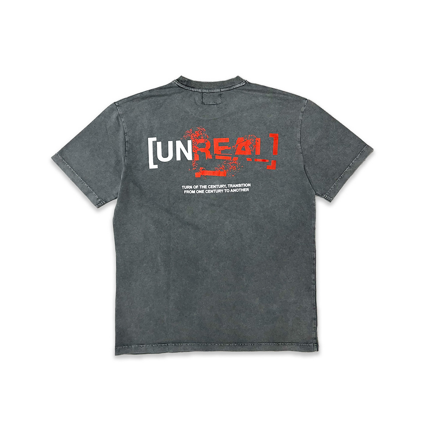 Unreal Washed Transition Tee Black
