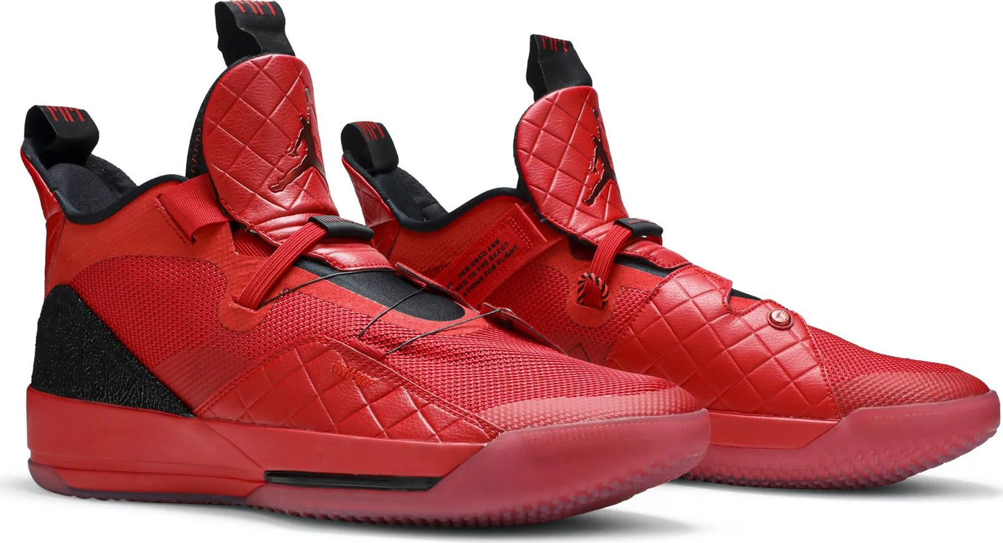 Jordan xxxiii university red hot sale