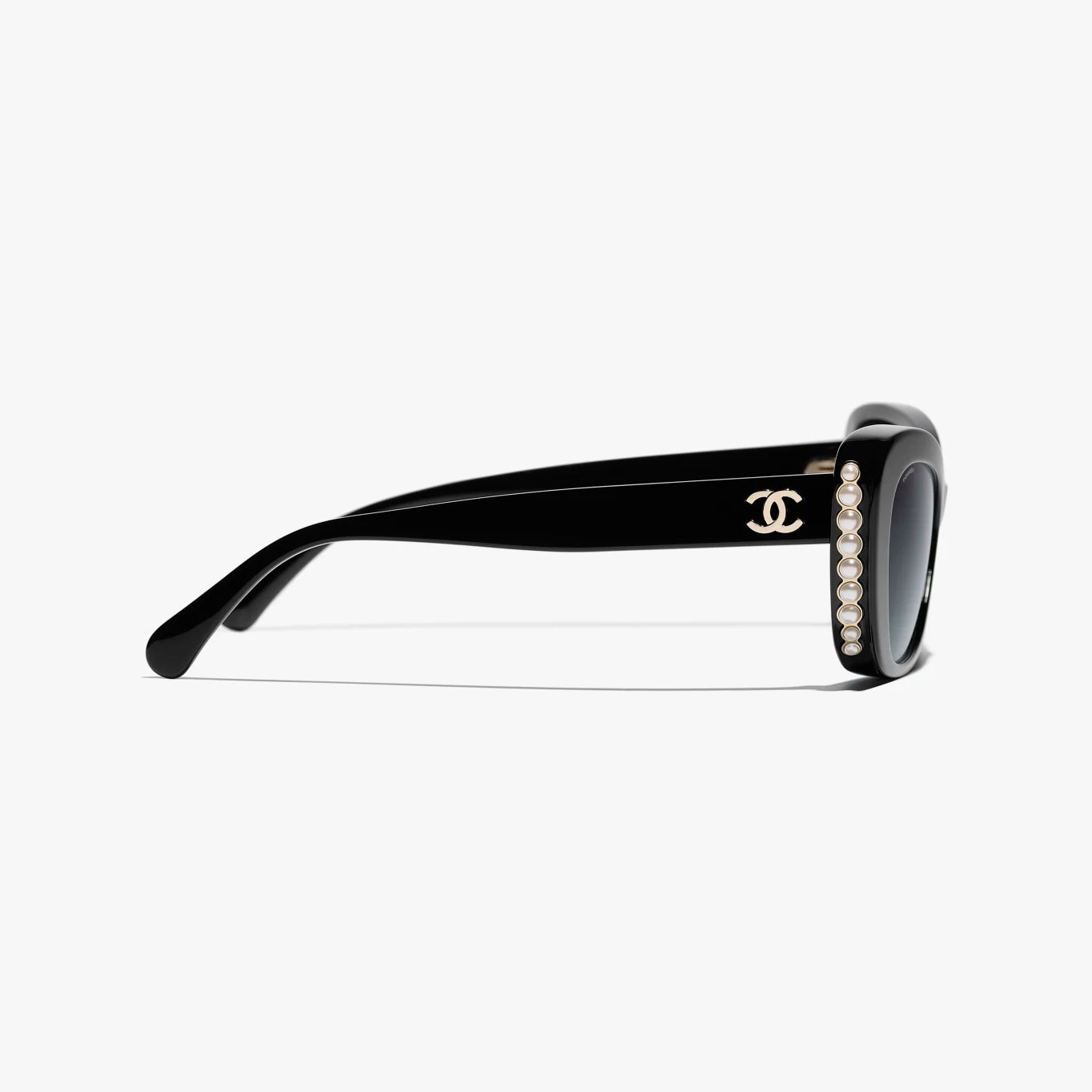 Chanel Pearl Frames Sunglasses Black Chanel