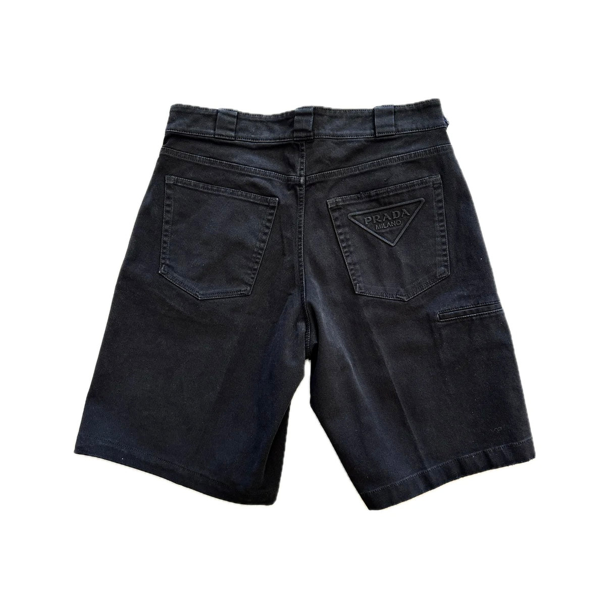 Prada Nylon Fischerhut Schwarz