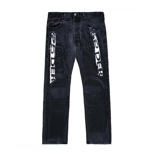 Sp5der Moto Jean Vintage Black SP5DER