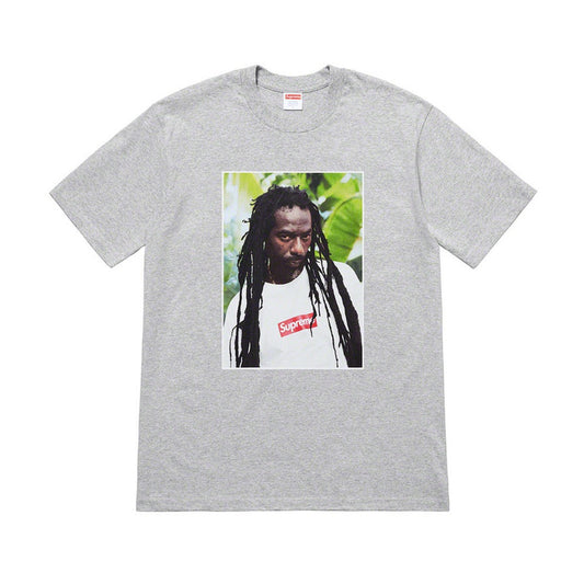 Supreme Buju Banton Tee Heather Grey Supreme