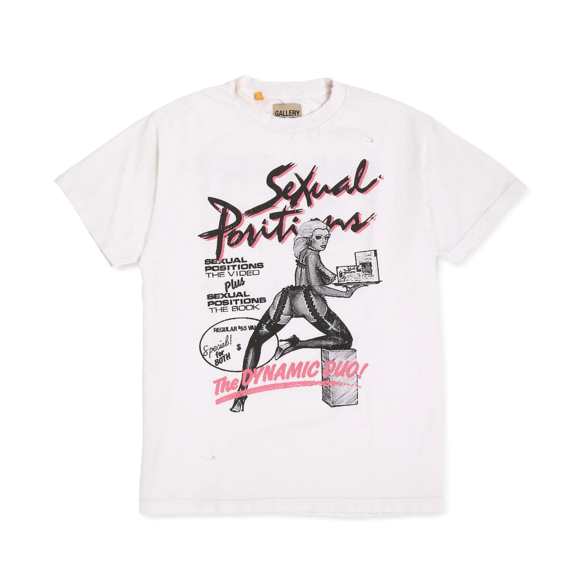 Gallery Dept. Doc Johnson Sexual Positions Tee White Gallery Dept.