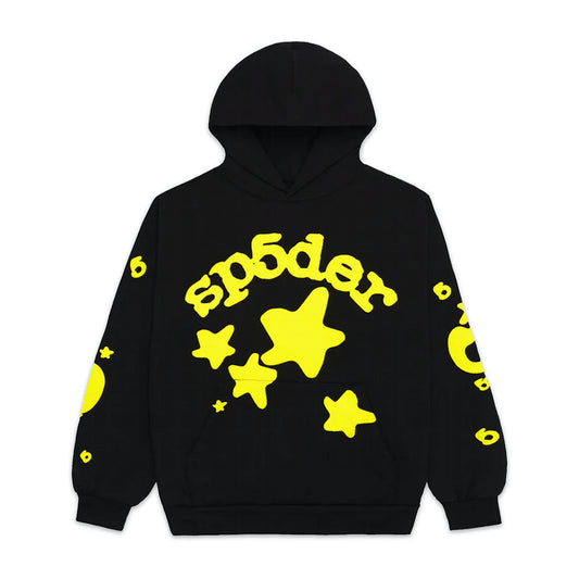 Sp5der Beluga Kapuzenpullover Sand