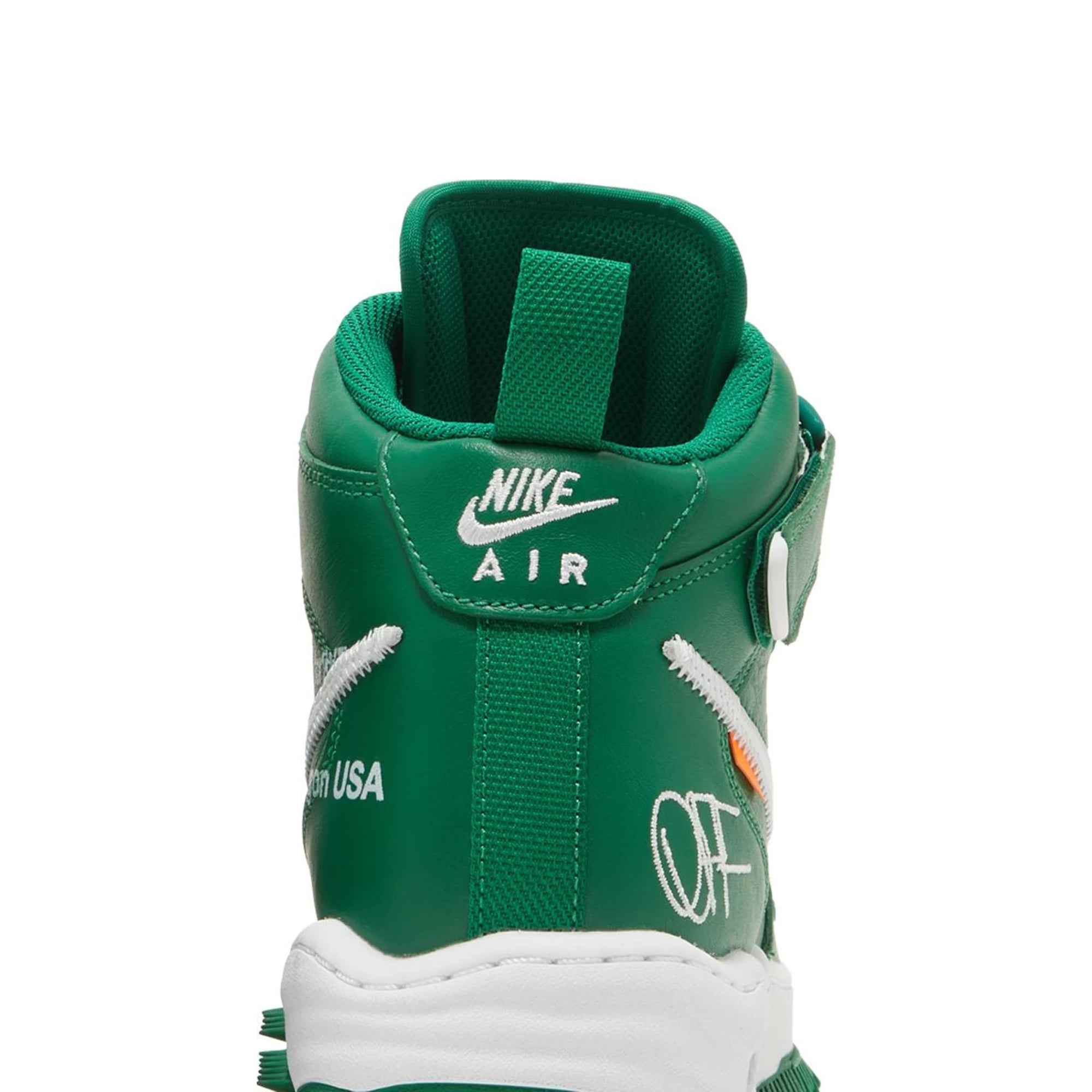 Nike Air Force 1 Mid Off-White Pine Green – CRUIZER Nike Air Force 1 Mid Off-White Pine Green – CRUIZER