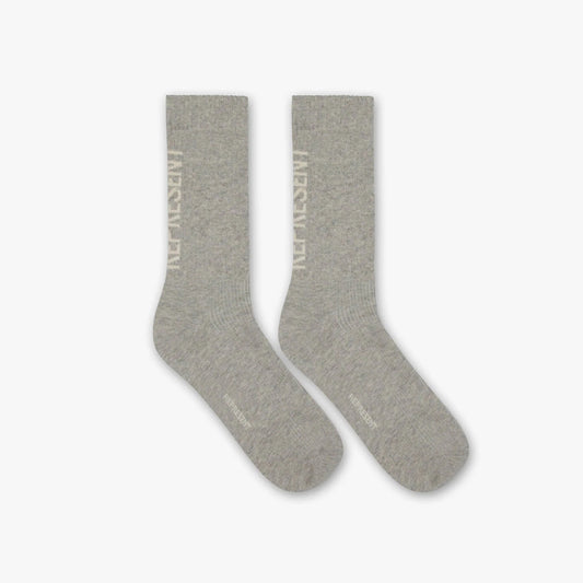 Represent Socks Grey Marl