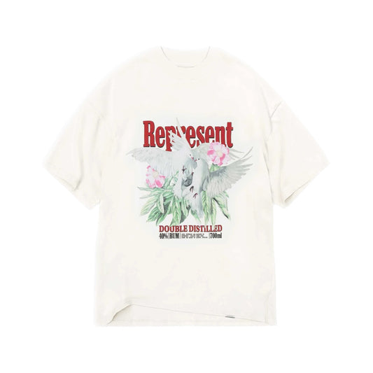 Represent Double Distilled Tee White